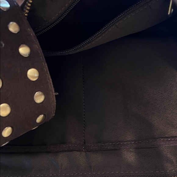 Source Unknown Dark Brown Studded Hobo Bag - Picture 7 of 8